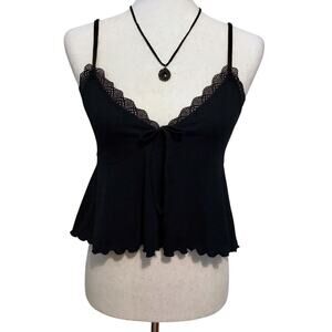 Hippie Rose NWT Black Tank Top Juniors S